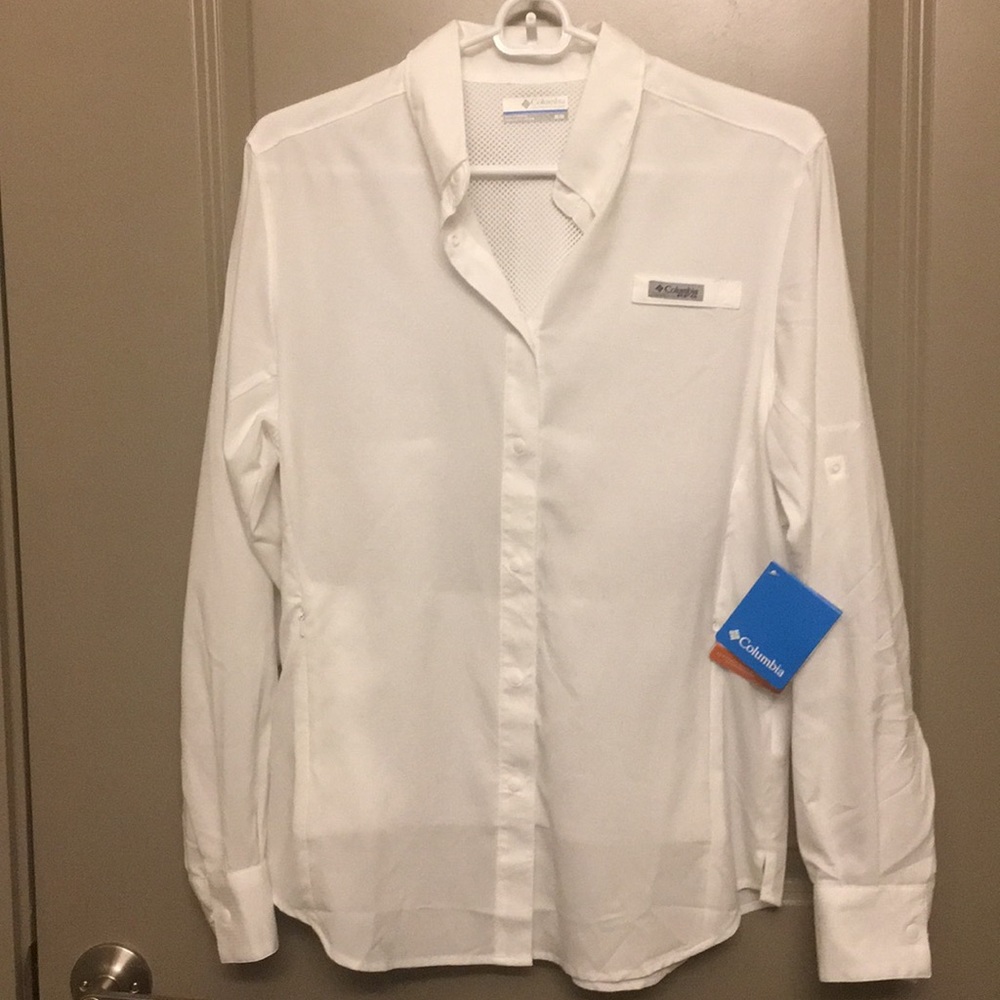 BRAND NEW women’s Columbia PFG white shirt